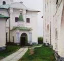 Вход в придел прп. Кирилла Белозерского.  Фото С.М. Прокудина-Горского 1909 г.
